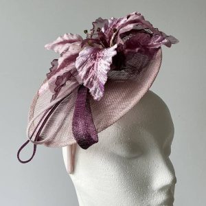 Lilac Disc Fascinator