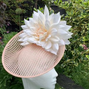 Rose Pink Hatinator with Blush Dahlias