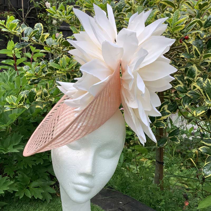 Rose Pink Hatinator with Blush Dahlias