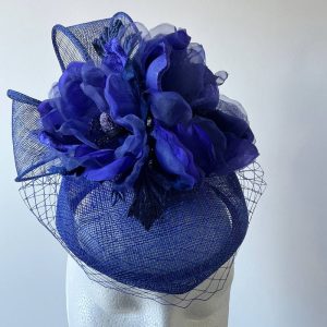 Betty Fascinator in Royal Blue